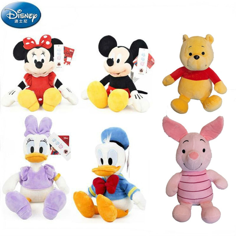 Bonecos de pelúcia 30cm, Disney,  Brinquedos infantis Genuíno de alta qualidade