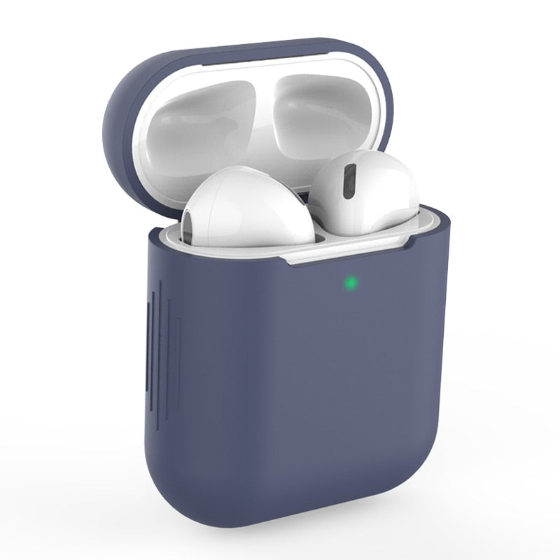 Capa Case Protetora De Silicone Para fones de ouvido AirPods 1 E 2