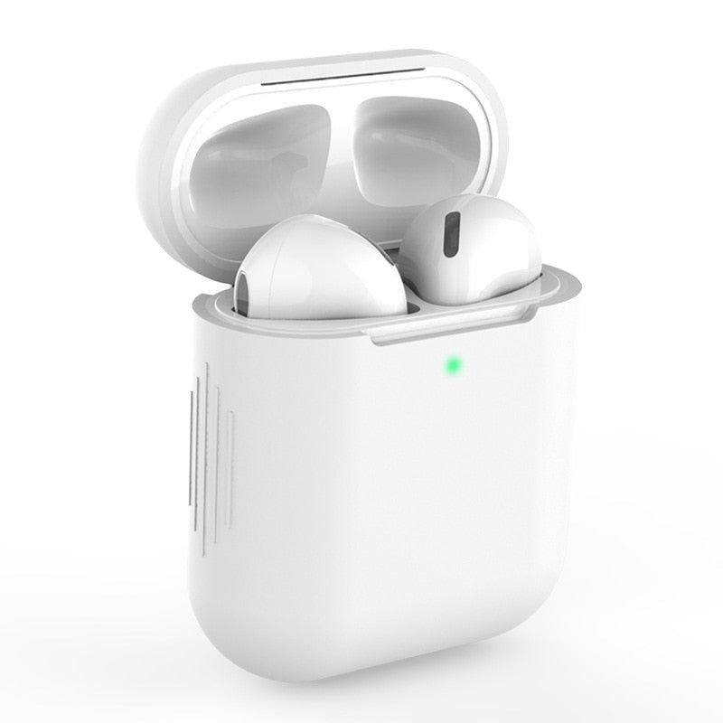 Capa Case Protetora De Silicone Para fones de ouvido AirPods 1 E 2