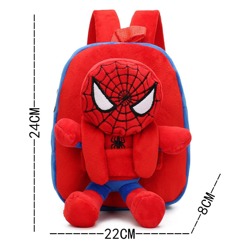 Mochilinha Super Heróis - Homem - Aranha Batman, Capitão América e Superman