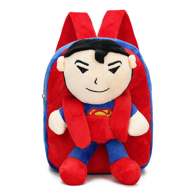 Mochilinha Super Heróis - Homem - Aranha Batman, Capitão América e Superman