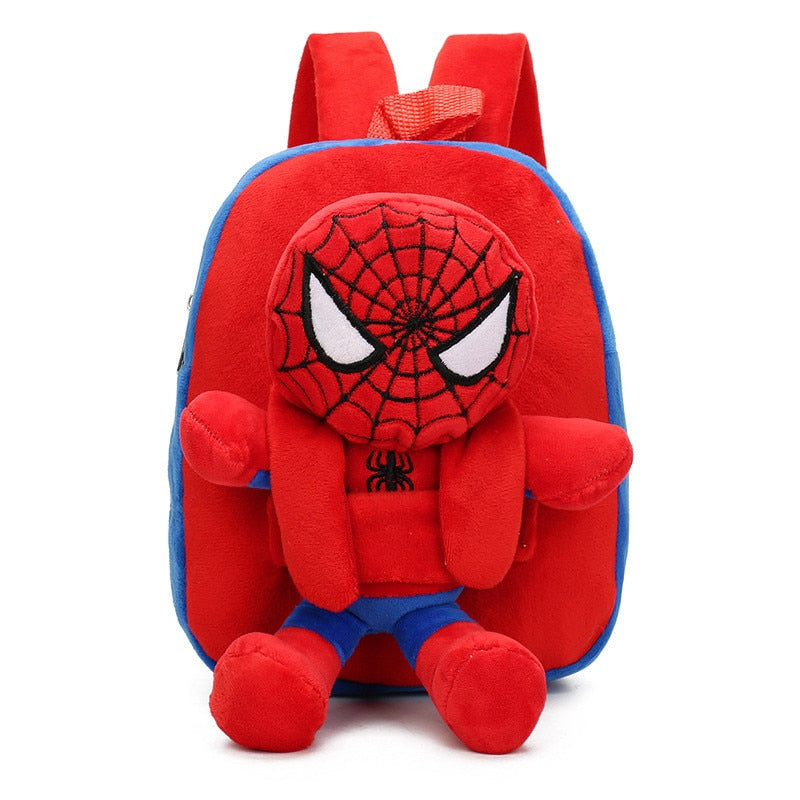 Mochilinha Super Heróis - Homem - Aranha Batman, Capitão América e Superman