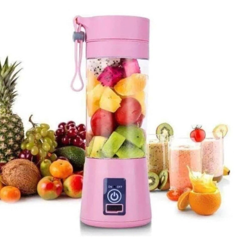 Mini Liquidificador Portátil Shake Take Juice Cup 6 Lâminas Recarregável - Oferta !