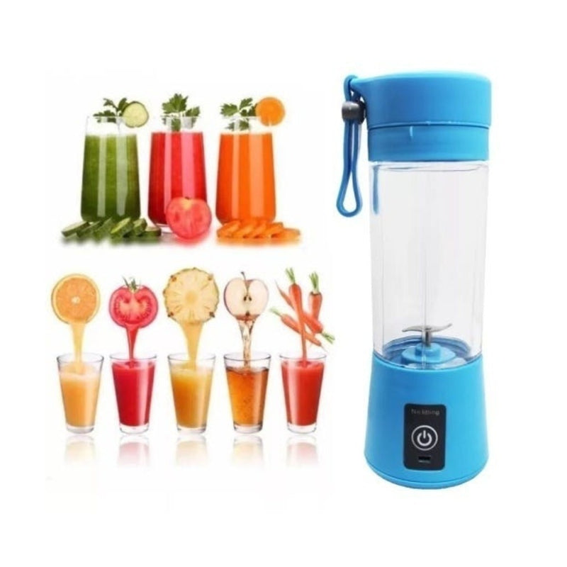 Mini Liquidificador Portátil Shake Take Juice Cup 6 Lâminas Recarregável - Oferta !