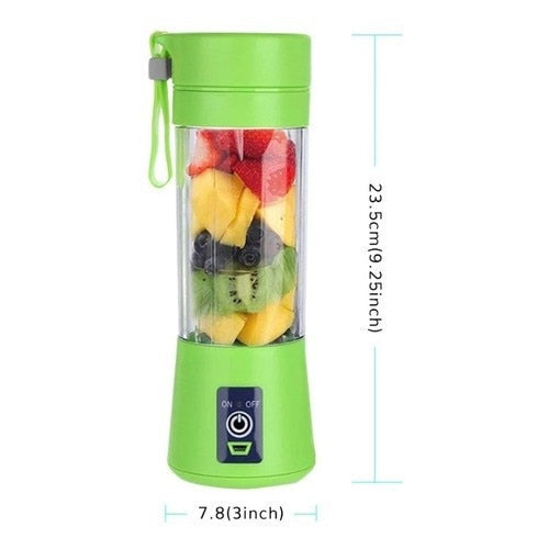 Mini Liquidificador Portátil Shake Take Juice Cup 6 Lâminas Recarregável - Oferta !