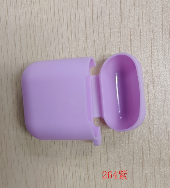 Capa Case Protetora De Silicone Para fones de ouvido AirPods 1 E 2