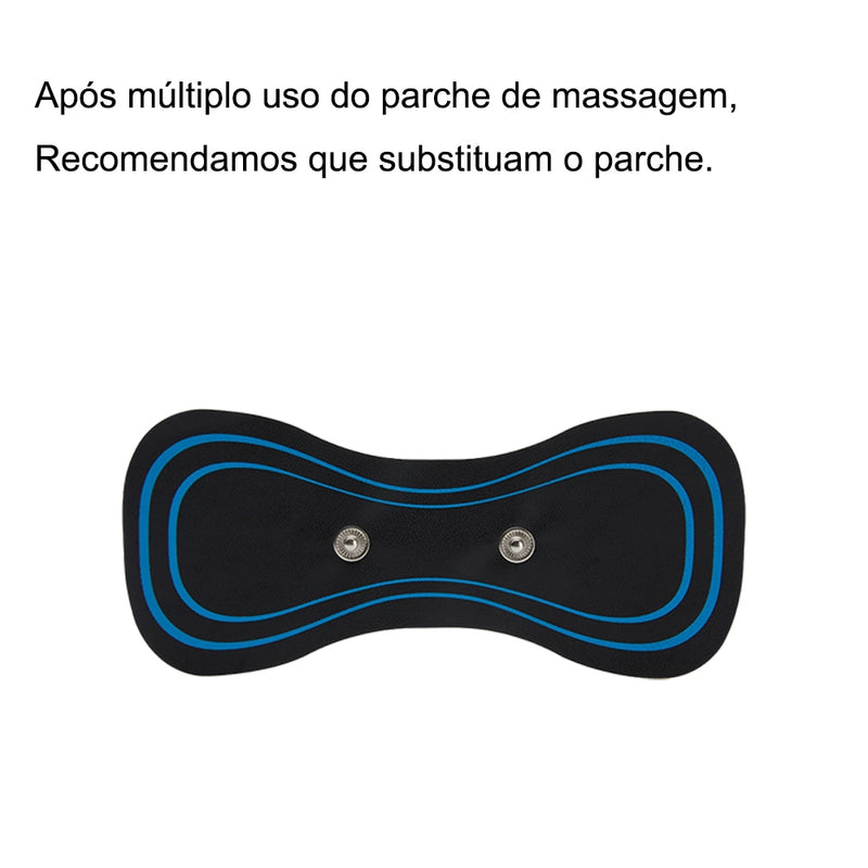 Massageador Portátil Recarregável Dor Pescoço Coluna Pernas